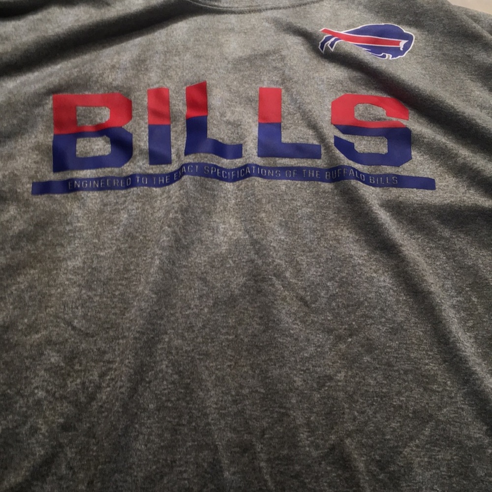 Nike Gray Buffalo Bills Long Sleeve Tee